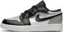 Nike Jordan 1 Low Alt Black Grey (PS) BQ6066-052 ZWART Schoenen - Thumbnail 1