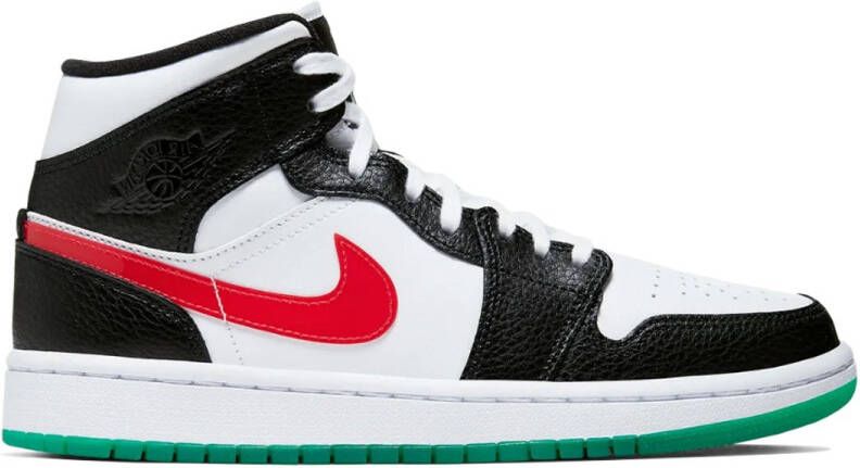 Jordan Nike Air 1 Mid Alternate Swoosh )