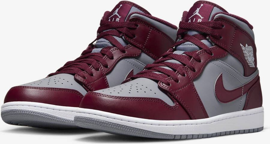 Jordan Hoogwaardige leren sneakers voor Rood