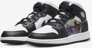 Jordan Air 1 Mid(Gs ) Black Dark Concord New Emerald Schoenmaat 36+ Shoes grade school DR9495 001
