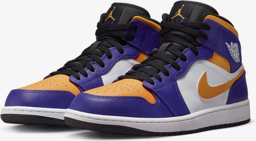 Nike Air Jordan 1 Mid �Lakers� Sneakers Unisex - Foto 2