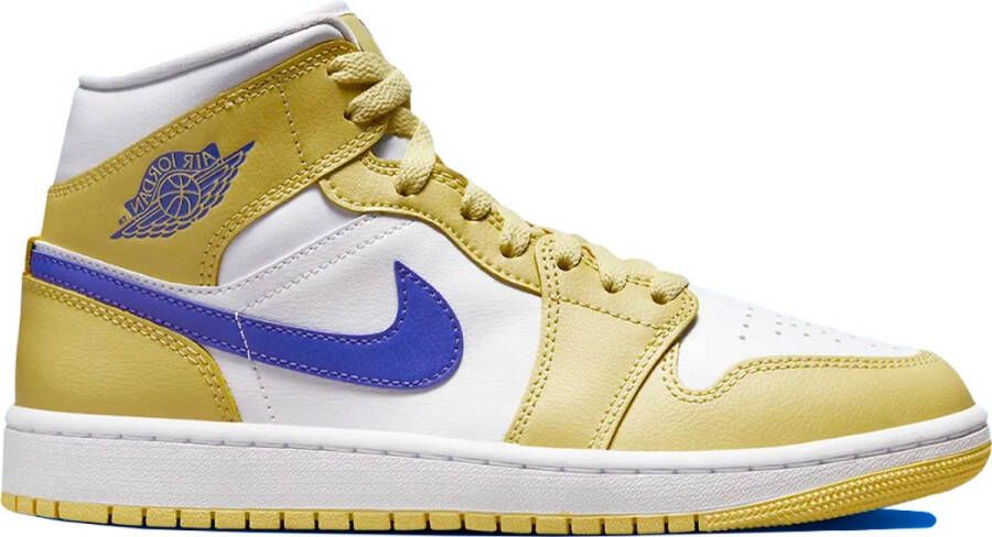 Jordan Nike Air 1 Mid Lemon Wash Lapis )