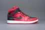 Jordan Air 1 Mid Gym Red Black White White Schoenmaat 45 1 2 Sneakers 554724 660 - Thumbnail 3