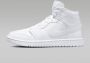 Jordan Air 1 Mid Basketball Schoenen white white white maat: 47.5 beschikbare maaten:41 42.5 43 44.5 45 46 47.5 45.5 - Thumbnail 4