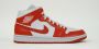 Jordan Nike Air 1 Mid W Syracuse Sneakers Kentucky Red - Thumbnail 1