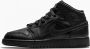 Jordan Air 1 Mid (gs) Basketball Schoenen BLACK BLACK-BLACK maat: 37.5 beschikbare maaten:36 37.5 - Thumbnail 1