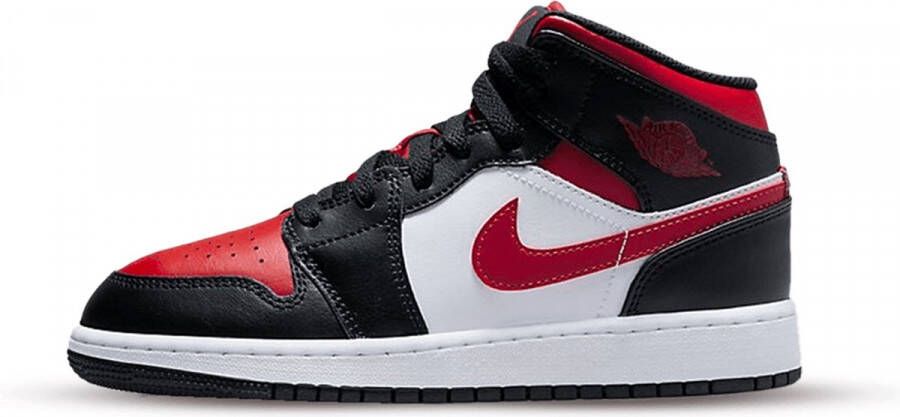 Jordan Air 1 Mid(Gs ) Black Fire Red White Schoenmaat 36+ Shoes grade school 554725 079