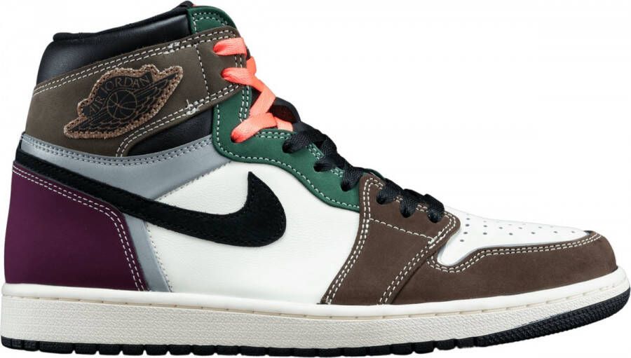 Nike Air Jordan 1 Retro High OG Hand Crafted DH3097-001 Bruin; Wit; Paars Schoenen - Foto 11