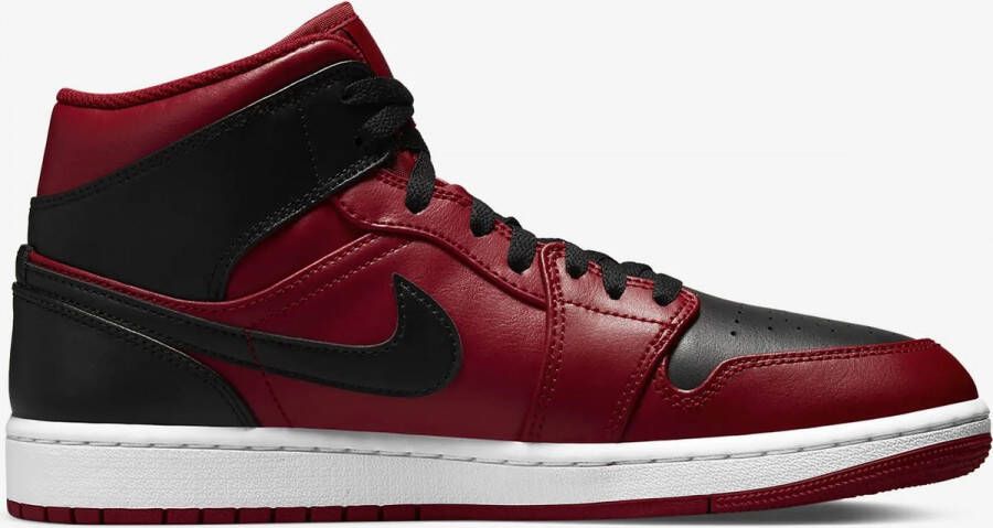 Jordan Air 1 Mid Gym Red Black White White Schoenmaat 40 1 2 Sneakers 554724 660 - Foto 7