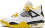 Jordan Nike Air 4 Retro Sneakers Wit Geel Zwart Exclusief - Thumbnail 5