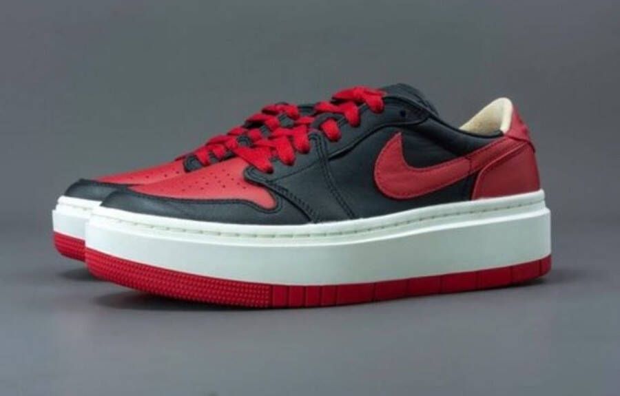 Nike Air Jordan 1 Elevate Low SE Bred (Women's) DQ1823-006 RED Zwart Rood Schoenen