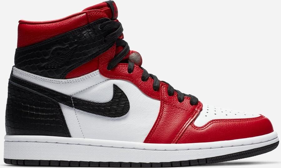 Air Jordan Nike 1 High OG Gym Red Black White Snakeskin CD0461 601 EUR
