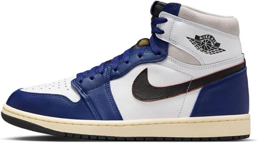 Air Jordan 1 Retro High OG Rare Air Deep Royal Blue DZ5485-100 blauw wit zwart sneakers hoog unisex