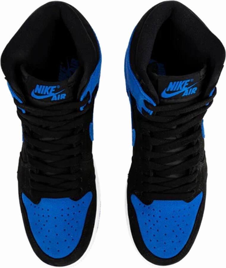Air Jordan 1 Retro High OG 'Royal Reimagined' DZ5485-042 blauw zwart sneakers hoog