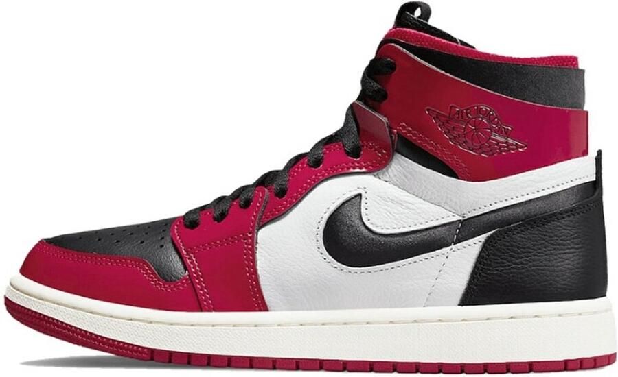 Nike Air Jordan 1 High Zoom Air CMFT Patent Chicago (W) CT0979-610 rood zwart wit sneakers hoog kindersneakers - Foto 13