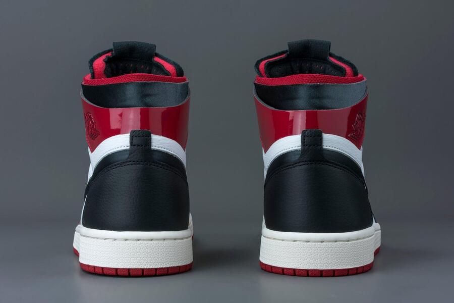 Nike Air Jordan 1 High Zoom Air CMFT Patent Chicago (W) CT0979-610 rood zwart wit sneakers hoog kindersneakers - Foto 5