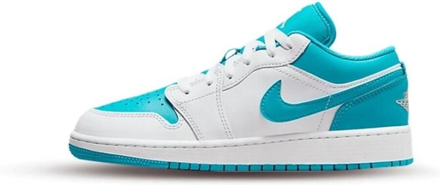 Jordan Air 1 Low (gs) Basketball Schoenen white celestial gold aquatone maat: 38 beschikbare maaten:36.5 37.5 38.5 39 40 - Foto 2