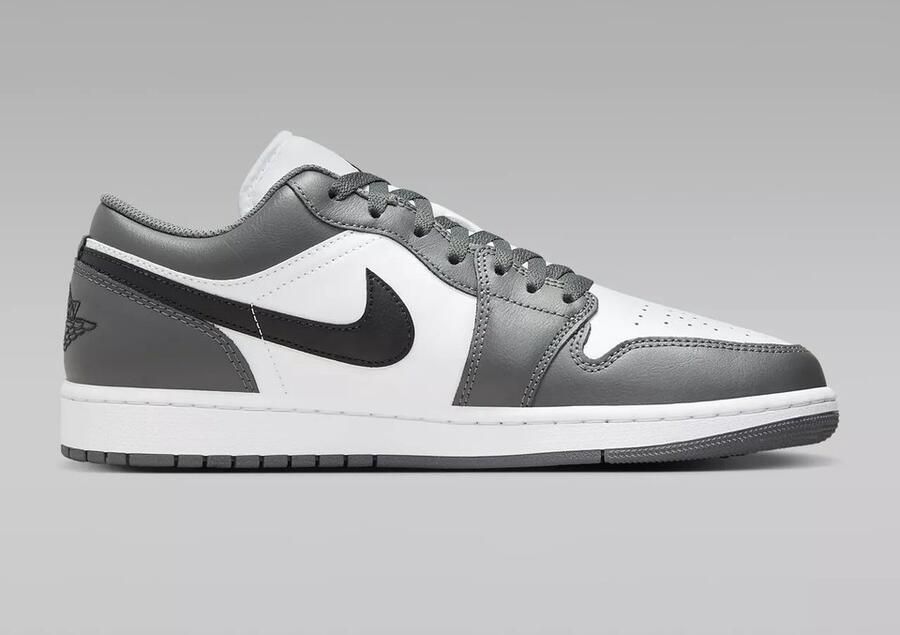 Nike Dunk Nike Air Jordan 1 Low Sneaker Unisex Wit Zwart Grijs LET OP! Doos Zonder Deksel