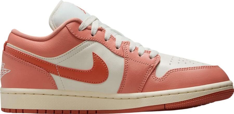 Nike Air Jordan 1 Low Roze Wit Sneakers Dames