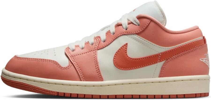 Nike Air Jordan 1 Low Roze Wit Sneakers Dames