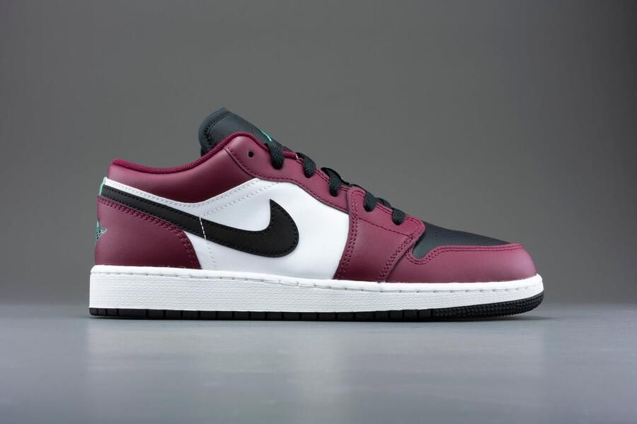 Nike Air Jordan 1 Low SE Dark Beetroot Roma Green (GS) DM0589-635 DARK BEETROOT ROMA GREEN Schoenen - Foto 3