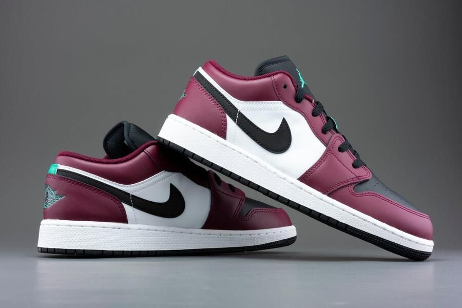 Nike Air Jordan 1 Low SE Dark Beetroot Roma Green (GS) DM0589-635 DARK BEETROOT ROMA GREEN Schoenen - Foto 8