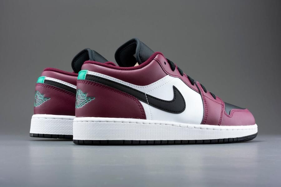 Nike Air Jordan 1 Low SE Dark Beetroot Roma Green (GS) DM0589-635 DARK BEETROOT ROMA GREEN Schoenen - Foto 9