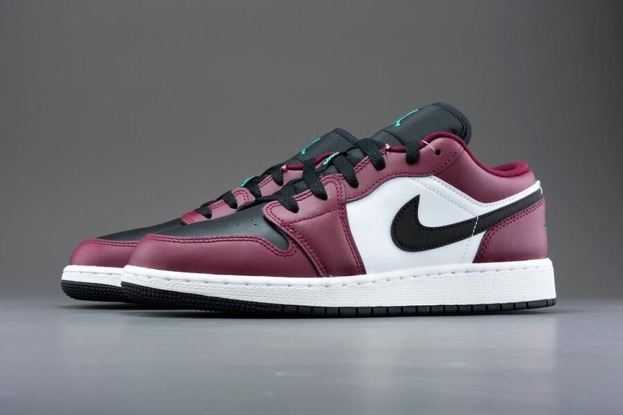 Nike Air Jordan 1 Low SE Dark Beetroot Roma Green (GS) DM0589-635 DARK BEETROOT ROMA GREEN Schoenen - Foto 10