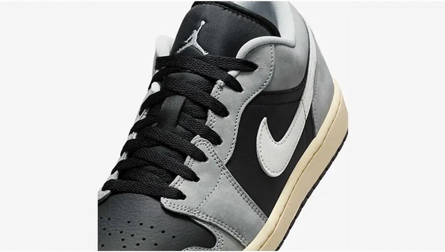 Nike Air Jordan 1 Low Se Zwart Grijs Wit