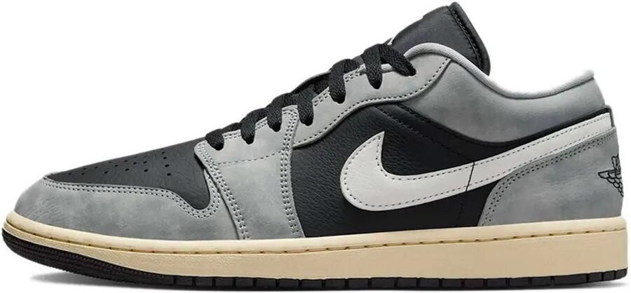 Nike Air Jordan 1 Low Se Zwart Grijs Wit Sneakers Unisex