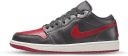Nike Air Jordan 1 Low Sneaker Black Gym Red Schoenmaat EU