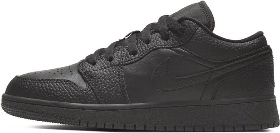 Nike Air JORDAN 1 Low Sneakers Sport Casual Schoenen Zwart 553560 - Foto 4