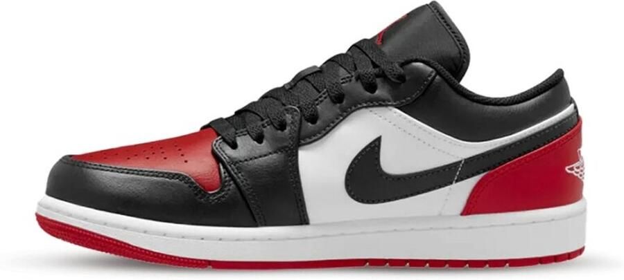 Jordan Air 1 Low Basketball Schoenen white black varsity red white maat: 47.5 beschikbare maaten:41 42.5 43 44.5 45 46 47.5 40.5 - Foto 2