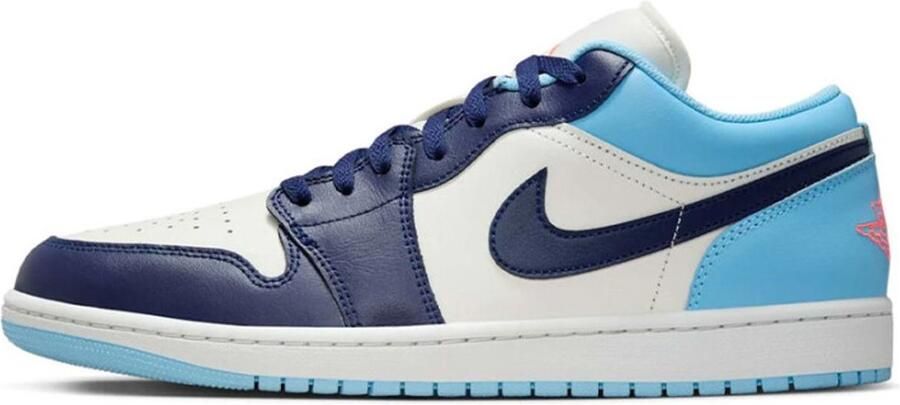 Nike Jordan 1 Low BLauw lichtblauw Wit Sneakers Unisex - Foto 2
