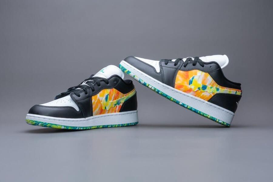 Nike Air Jordan 1 Low Tie Dye (GS) DJ6252-038 Kleur als op foto Schoenen - Foto 4