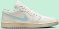 Air Jordan 1 Low Sail Igloo Wit 1 Lifestyle Dames Sneakers voor Vrouwen - Wit