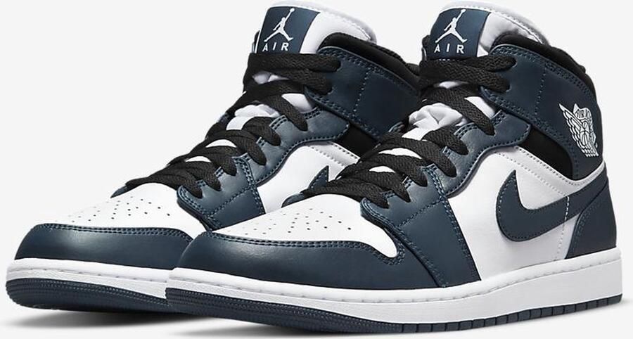 Nike Air Jordan 1 Mid Armory Navy White Black 554724-411 Navy;Wit;Zwart Schoenen - Foto 20
