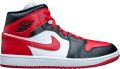 Jordan Wmns Air 1 Mid Basketball Schoenen black gym red white 37.5 beschikbare maaten:36.5 37.5 38.5 39 40.5 41 42 - Zwart