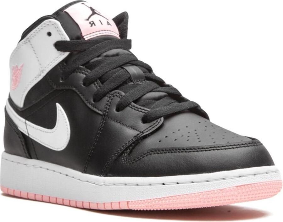 Nike Air Jordan 1 Mid (GS) Black White Artic Punch