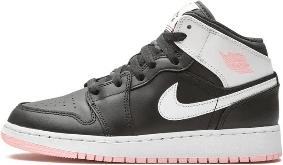 Nike Air Jordan 1 Mid (GS) Black White Artic Punch