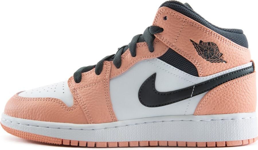Nike Air Jordan 1 Mid (GS) Pink Quartz DK Smoke Grey