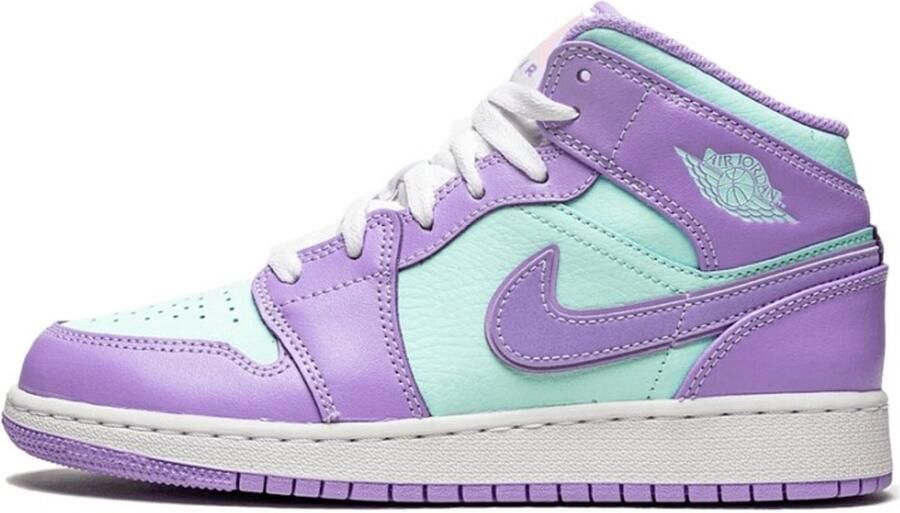 Nike Air Jordan 1 Mid GS Purple Pulse Artic Punch