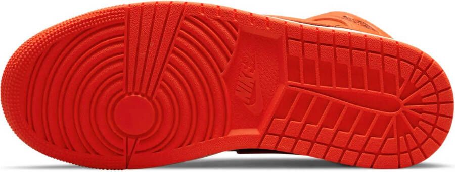 Jordan Wmns Air 1 Mid Se Crimson Bliss Rush Orange Black Sail Schoenmaat 36 1 2 Sneakers DM3381 600 - Foto 6