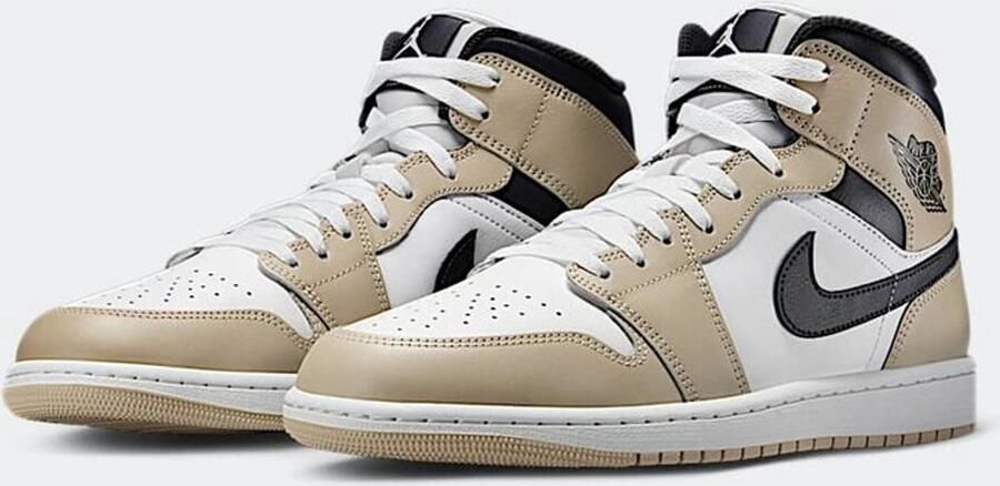 Jordan Air 1 Mid Heren Summit White- Heren Summit White