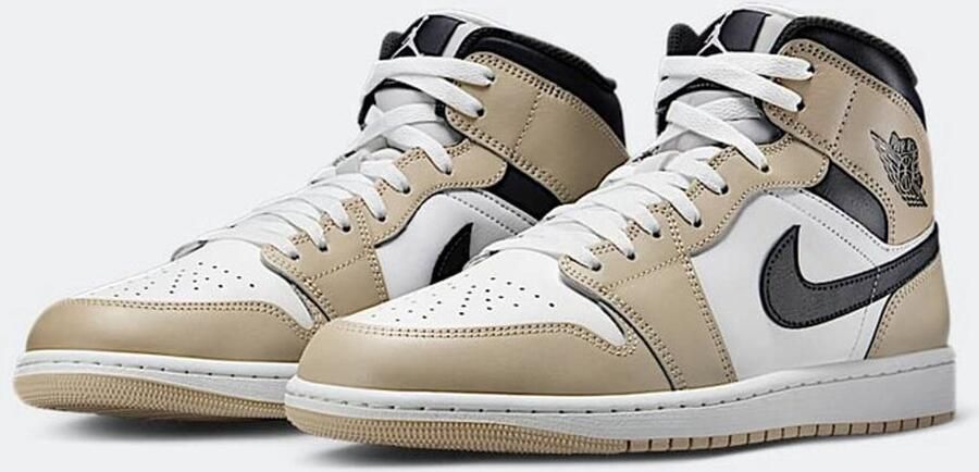 Jordan Air 1 Mid Heren Summit White- Heren Summit White