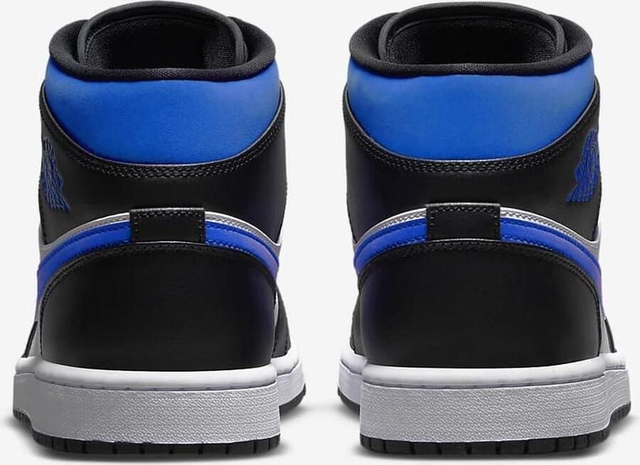 Air Jordan 1 Mid Nike White racer Blue-Black 554724 140 EUR - Foto 3