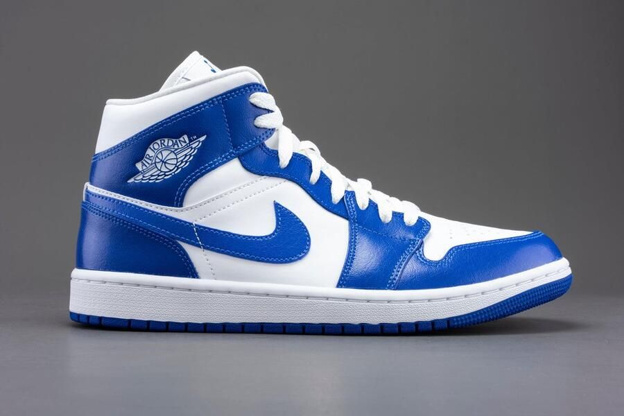 Nike Air Jordan 1 Mid Kentucky Blue (W) BQ6472-104 Blauw Schoenen