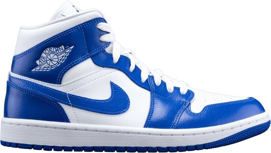 Air Jordan 1 Mid Nike White Hyper Royal-White Kentucky BQ6472 104 EUR