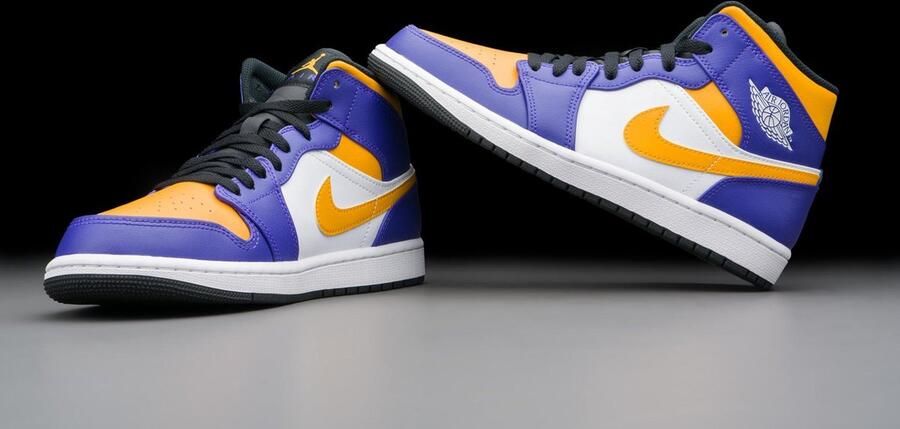 Nike Air Jordan 1 Mid Lakers (2022) DQ8426-517 Kleur als op foto Schoenen - Foto 12