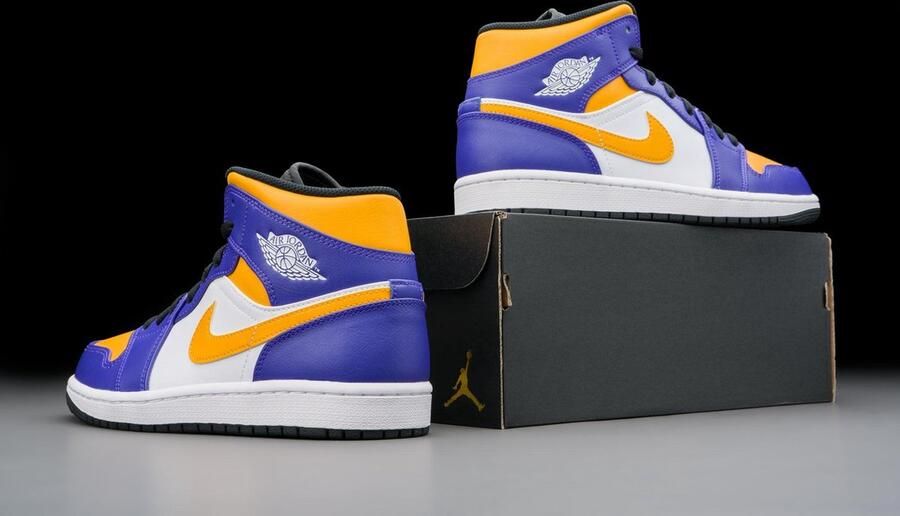 Nike Air Jordan 1 Mid Lakers (2022) DQ8426-517 Kleur als op foto Schoenen - Foto 3